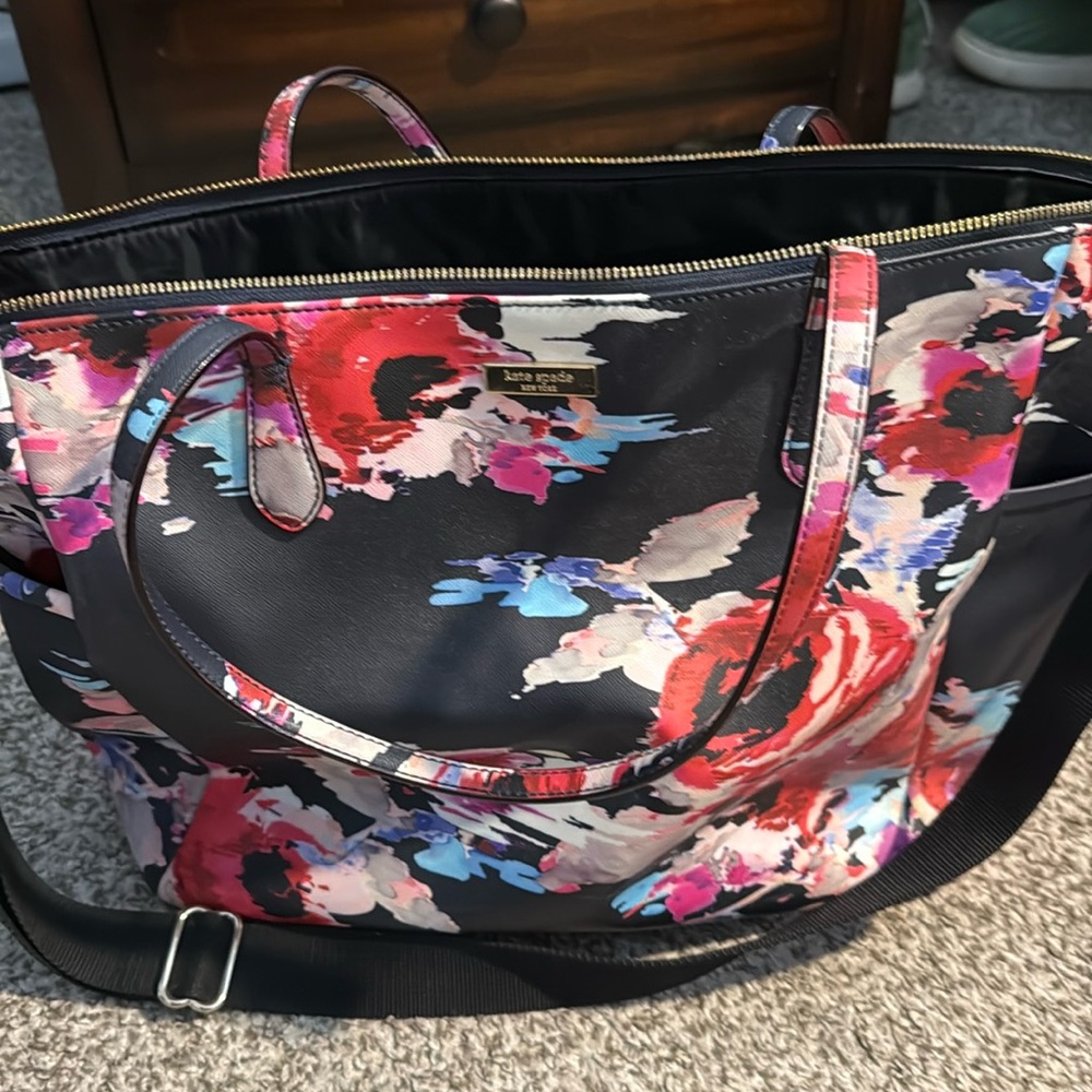 Kate Spade Adaira Baby Shoulder Tote Bag Laurel Way Floral -